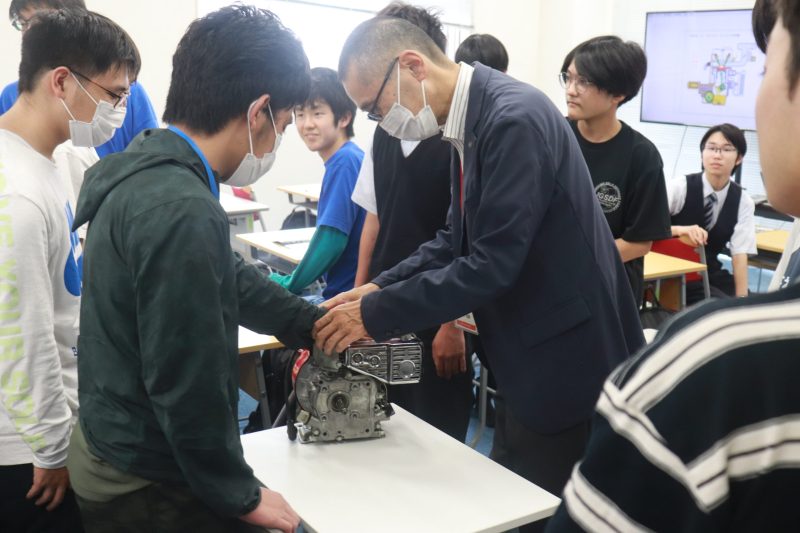 職業体験の様子